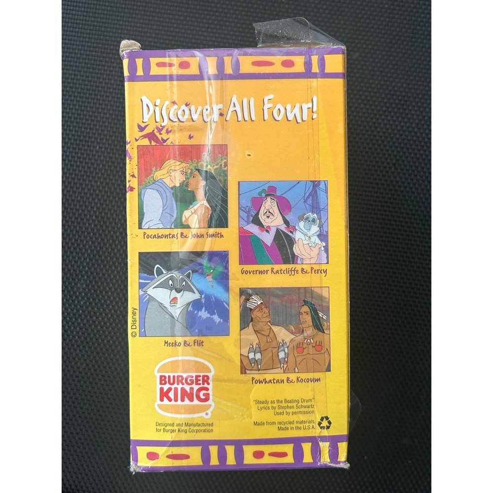 Disney Pocahontas Burger King Colors of the Wind Collection Powhatan‎ & Kocoum - Picture 2 of 3
